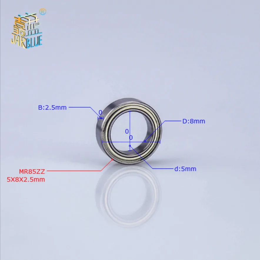 10 шт. SMR85ZZ SMR85RS Подшипники 5x8x2,5 мм шариковые подшипники из нержавеющей стали DDL-850ZZ
