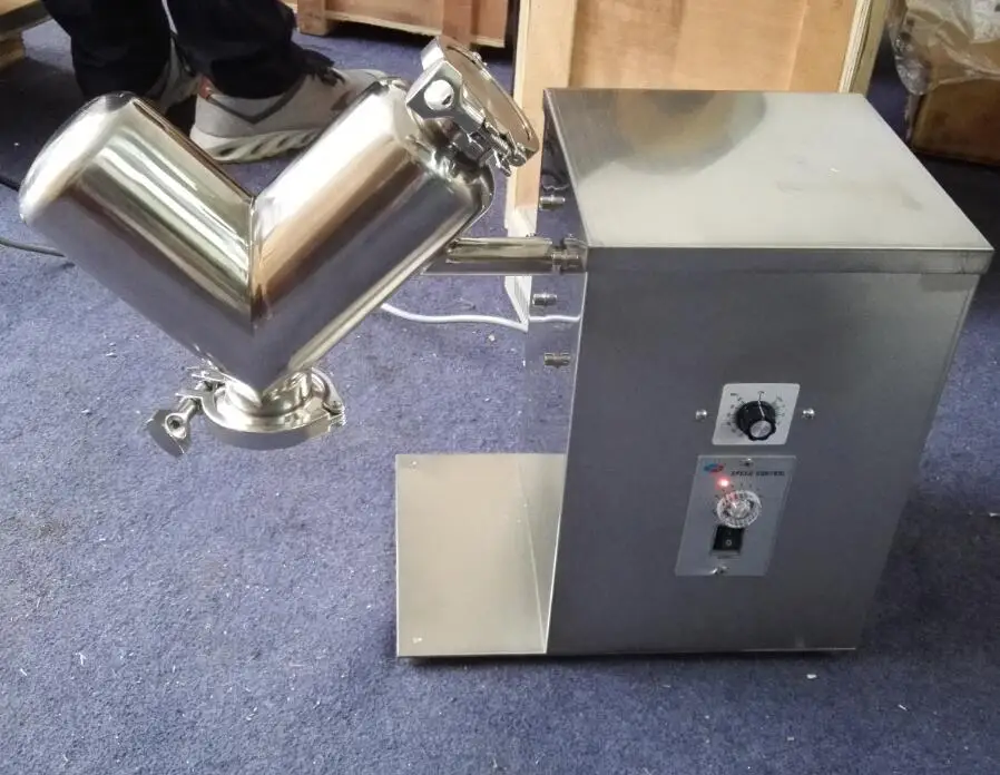 VH 2 2L small V Type Powder Mixer Mixing Machine blender for pharmaceutical food high quality ne