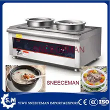 Sneeceman нержавеющая сталь теплая суп плита электрическая машина 14l 2pot тепла плита китайский сохранение печи для продажи