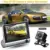 Dash Cam DVR Della Macchina Fotografica Video Recorder G-sensor Video Registrator 3 Lente della Videocamera Visione Notturna WDR Auto da 4.0 pollici tachigrafo