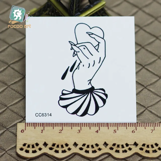 6X6cm Little Vintage Old School Style Your Heart In My Hand Temporary Tattoo Sticker Body Art Water Transfer Fake Taty 6X6cm Little Vintage Old School Style Your Heart In My Hand Temporary Tattoo Sticker Body Art Water Transfer Fake Taty