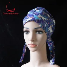 Синяя подошва Калабаш шапочка для операционной с мигающим медсестры анестезиолога хирургическая ткань крышка