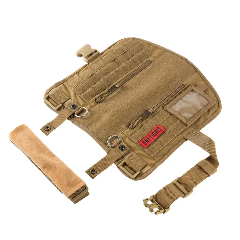  OneTigris Service Dog Assistance Harness Compatible Vest Tactical Military MOLLE Training Harness f