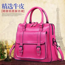 010718 г. Лидер продаж, женская кожаная сумка женская мода сумка Топ-ручки сумки