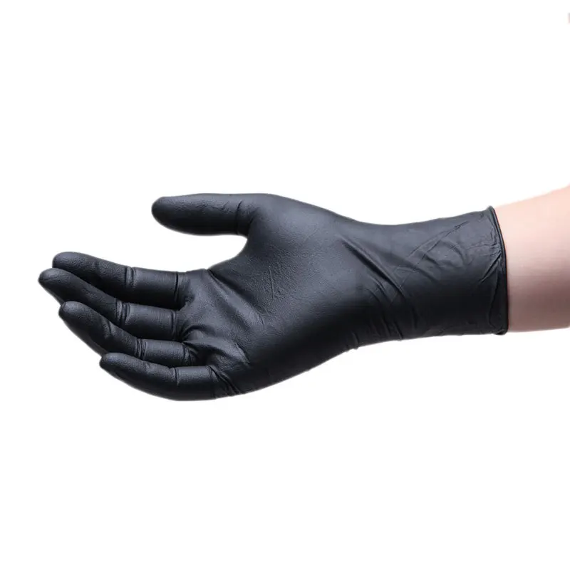 

Black gloves oil and acid resistant alkali protection labor insurance industrial repair gloves