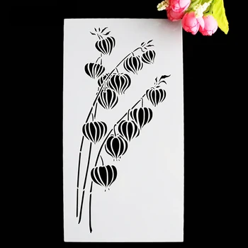 

Wholesale Lantern Flower Cake Stencil Fondant DIY Decorating Spray Mold Coffee Cookie Pattern Printing Stencil Baking Tools