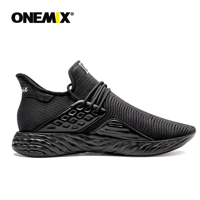 ONEMIX спортивная обувь для мужчин хороший Ретро тренажерный зал спортивные кроссовки черный Zapatillas Спортивная обувь мужские уличные Прогулочные кроссовки