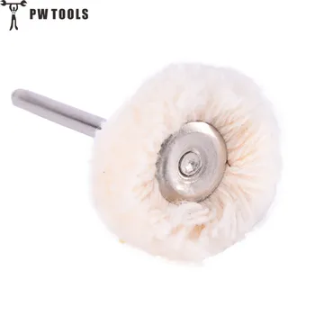 

15 PCS Mini Wool Brush Buffing Wheel Polishing Head Jadeite Jade Carving Grinding Cleaning Brush with Handle for Electric Mill