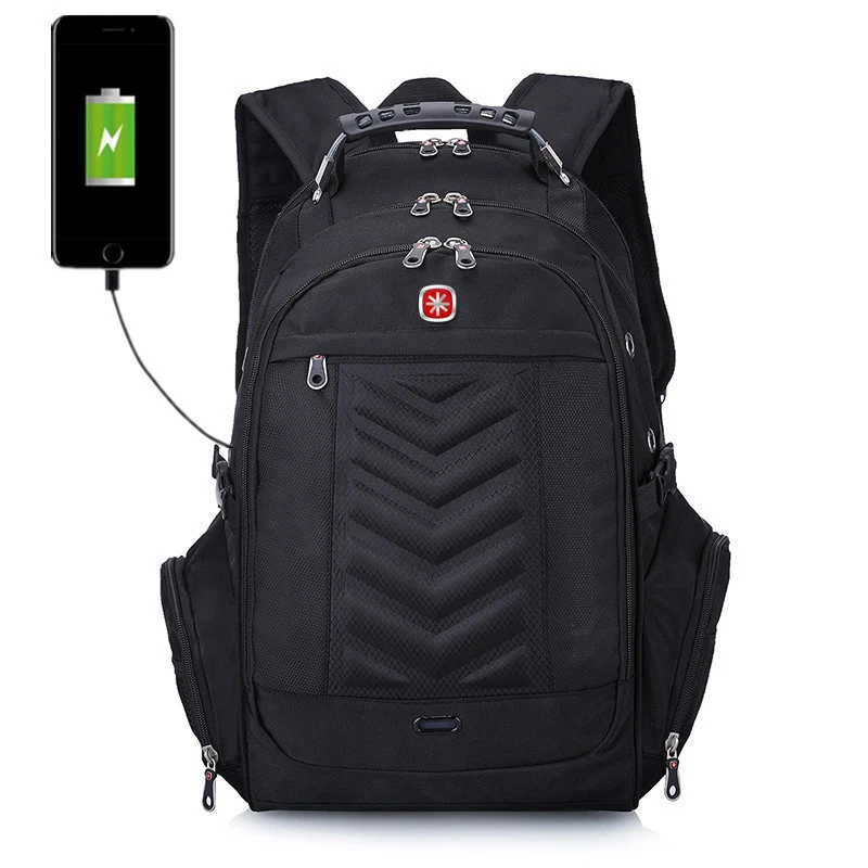 Brand Design Swiss Laptop 16" Backpack External Computer Backpacks Boys