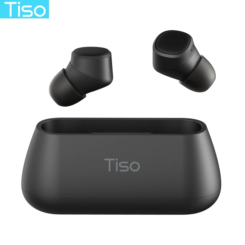 R$220.97 |Tiso i4 tws fones de ouvido 5.0 bluetooth sem fio design magnético embutido microfone duplo e 500 mah power bank caixa de carregamento-in Fones de ouvido from Eletrônicos on AliExpress 