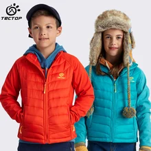 Tectop/Детское пальто с хлопковой подкладкой, ветронепроницаемое пальто с теплой подкладкой для детей, уличная спортивная куртка