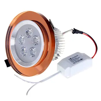 

ICOCO Spirit Crystal Downlight With LED Source Round 5W Bronze 3000k 500lm