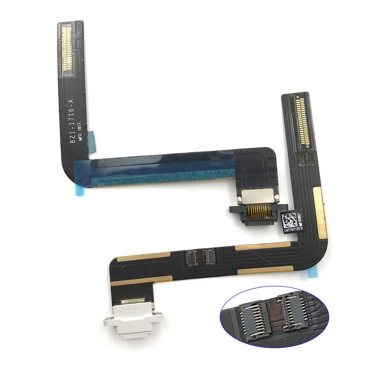 

Fit iPad 3 Charger Charging Port Dock USB Connector Data Flex Cable For iPad 2 5 3 Air USB Board Ribbon Replacement Parts