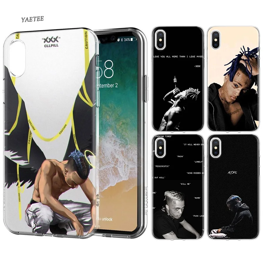 

Fundas Print Silicone Phone Case For Apple iPhone 6 6S 7 8 Plus X 10 XS MAX XR 5S 5 5C SE TPU Cover XXXTENTACION Singer