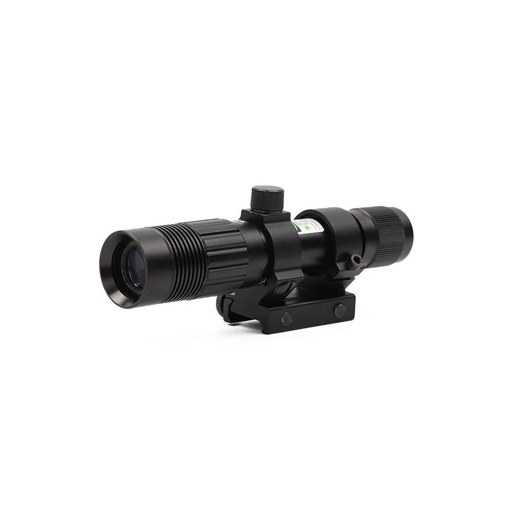 

Laser Sight Adjustable Green Dot Laser Sight Designator Illuminator Flashlight Fit for 20mm Rail Mount for Hunting Rifle