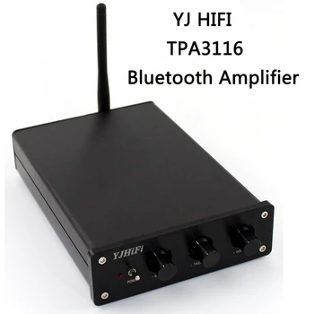 

Nwe YJ HiFi 100W+2x50W Mini TPA3116 Aluminum shell Bluetooth 4.0+Bluetooth antenna Digital Amplifier Amp +Power Supply
