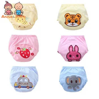 

30 Pcs/Lot Baby Washable Diapers/Children Reusable Underwear Cotton Breathable Training Pants
