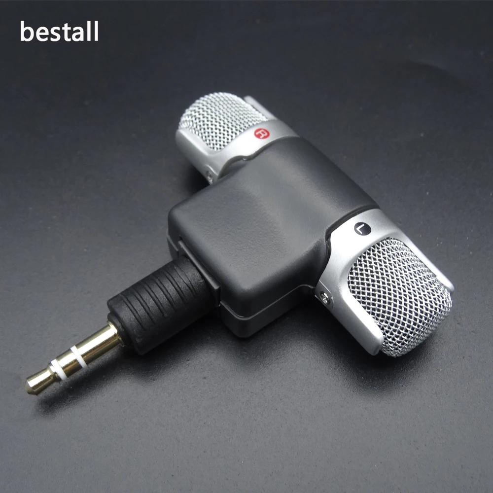 

bestall 1pcs Universal mini 3.5mm Microphone Stereo Mic for Recording Mobile Phone Studio For Laptop Microphone
