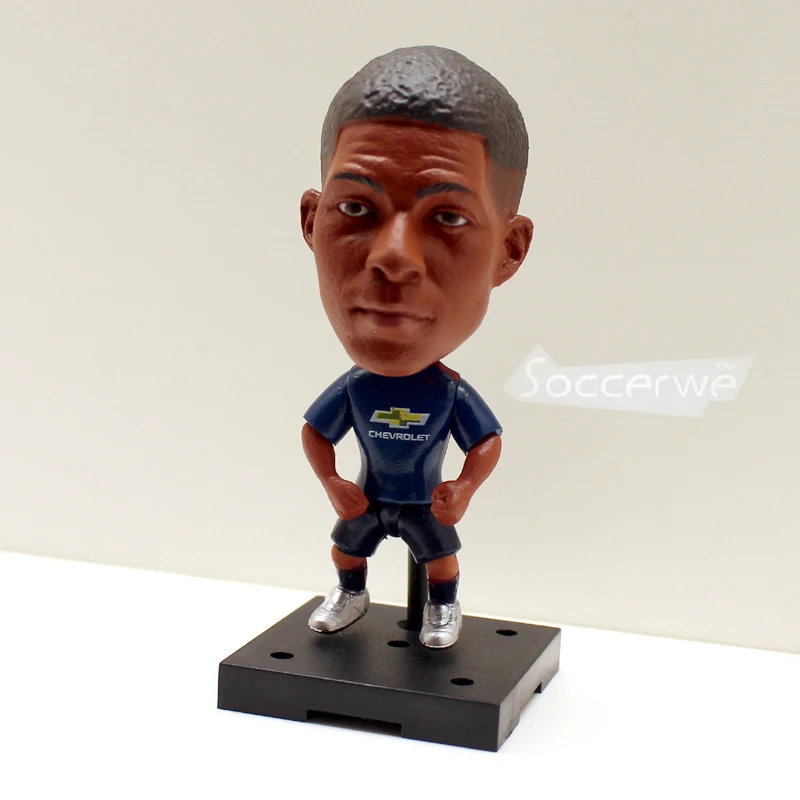 

Football star Soccerwe+ Soccer Player Dolls 19# RASHFORD (MU +Blue +2017) 2.5" Movable Figurine