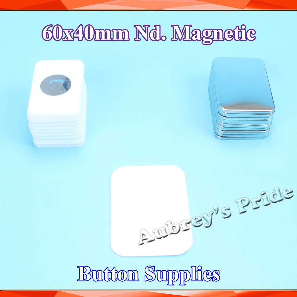 

Rectangle 40x60mm 100 Sets NEW Fridge Dialog Box Nd. Strong Magnetic Back Button Maker Supply Materials