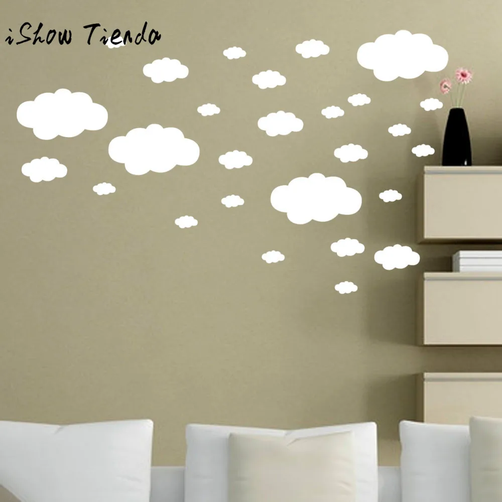 Us 1 06 29 Off 27pcs Diy Clouds Wall Decals Children S Room Home Decoration Art Little Cloud Stickers Decal 0226 In From Us 1 06 29 Off 27pcs Diy Clouds Wall Decals Children S Room Home Decoration Art Little Cloud Stickers Decal 0226 In From