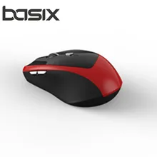 BASIX New Mouse 2 4Ghz Wireless Optical Mouse Mute 1200 DPI for Mac PC Laptop Computer