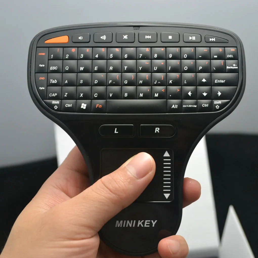 

2.4GHz Wireless Handheld Air Mouse Mini Keyboard Control For Windows Android