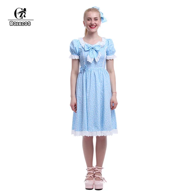 Rolecos New Arrival Women Blue Dress Movie The Shining Twins Rolecos New Arrival Women Blue Dress Movie The Shining Twins Sweet