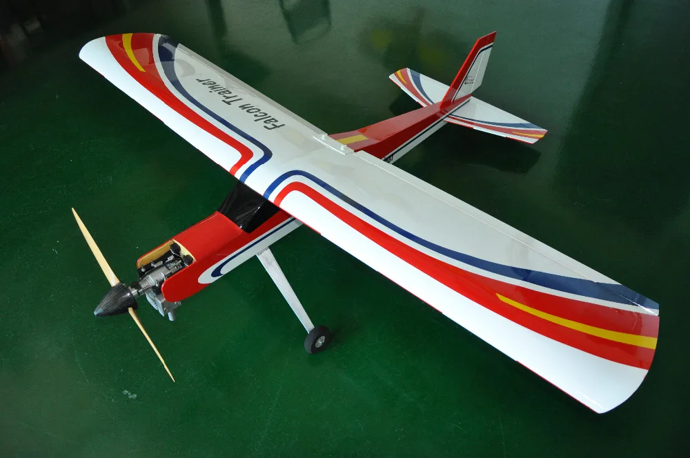 Сокол тренажер 20cc радиоуправляемого самолета на бензине пробкового дерева модель самолета для тренера