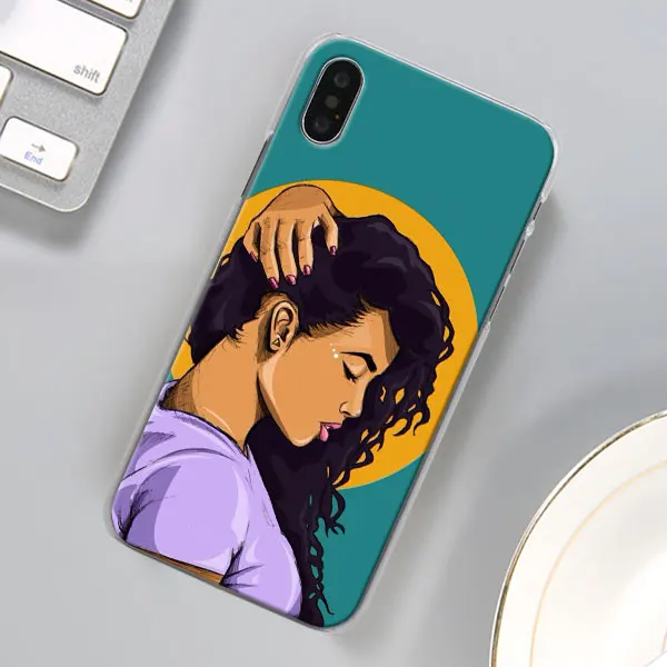 MELANIN POPPIN чехол для телефона для Apple iPhone X XR 7 8 Plus 6 6s Plus XS MAX 11 Pro Max SE чехол для телефона Coque - Цвет: 08