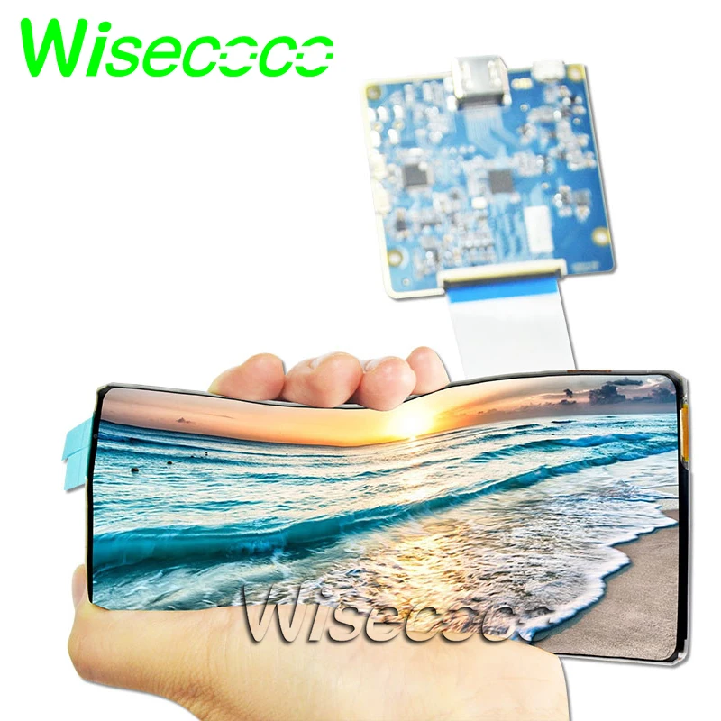6 inch 2160x1080 Flexible oled display soft with 