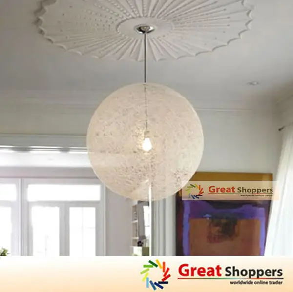 Free Shipping Dia 20cm White Wicker Ball Pendant Light Free Shipping Dia 20cm White Wicker Ball Pendant Light