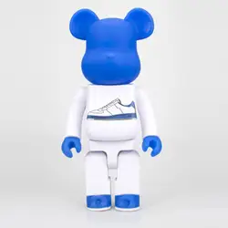 400% 28 см Bearbrick обувь узор Be @ rbrick модная игрушка DIY граффити фигурку мрачный медведь Коллекционная модель игрушки F125