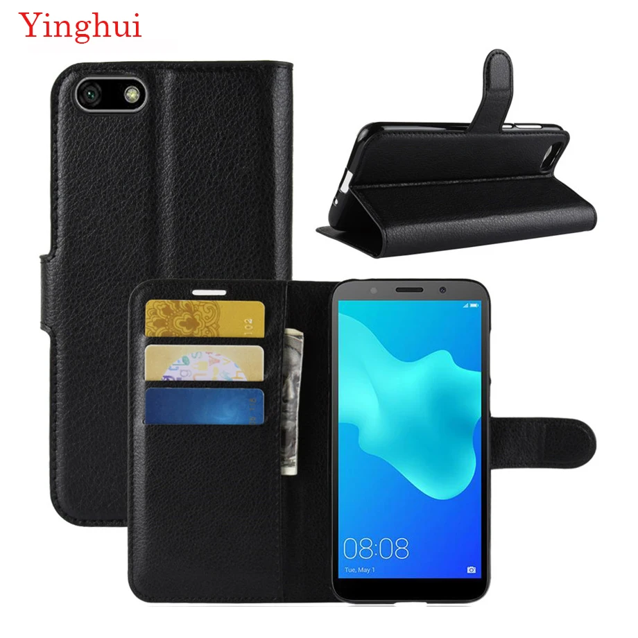 

For Huawei Y5 2018 Case Flip Leather Phone Case For Huawei Y5 prime 2018 Wallet Leather Stand Cover Filp Cases For huawe y5 lite