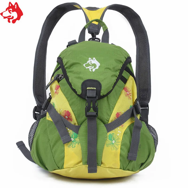 

children's Red/Blue/Green outdoor hiking backpack little boy girl Student camping sport school bag trekking hiking backpack
