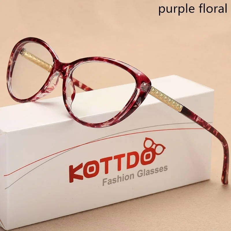 KOTTDO оправа для очков в стиле кошачьи глаза, прописанные оптические очки для мужчин оправы для очков для женщин Очки рамка