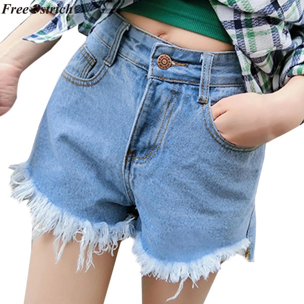 tassel shorts denim