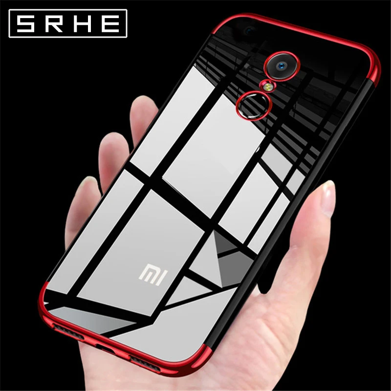 SRHE Xiaomi Redmi 5 Plus Case Cover For Luxury Plating Silicone Soft Full Redmi5 |