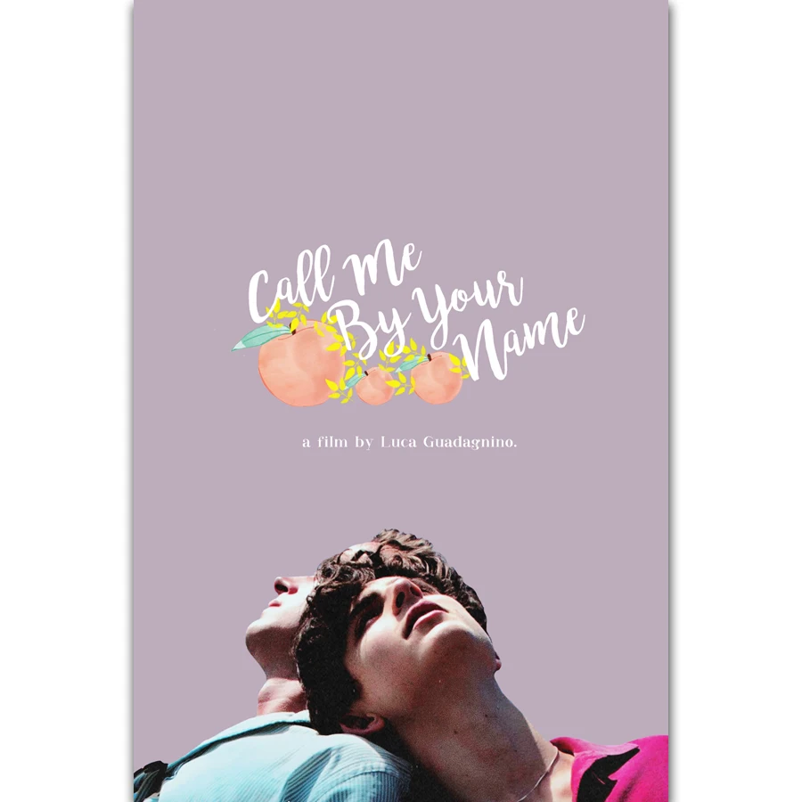 Call Me By Your Name Movie Luca Guadagnino Canvas Poster 12x18 24x36 inch