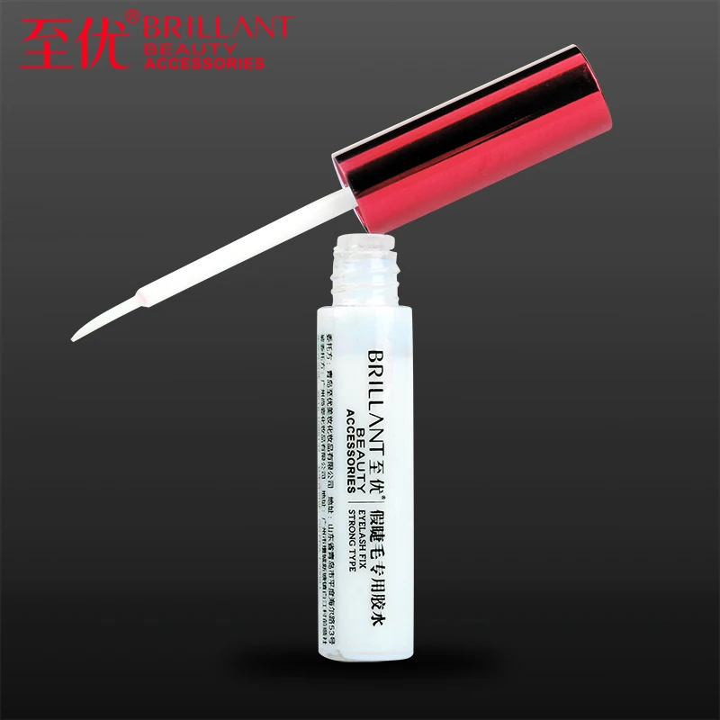 

BRILLANT False Eyelashes Glue Double-fold Eyelids Glue Low Sensitive Invisible Transparent Viscosity Good 5ml