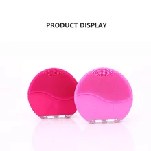 Электрическая силиконовая Очищающая щетка для лица, звуковой вибрационный массаж, перезаряжаемый через USB, умный Ультра звуковой очиститель для лица, инструмент для красоты