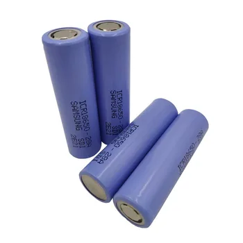 

18650 Battery ICR18650-28A 3.7V 2800mAh Rechargeable Flat Top Li-ion Batteries for LED Flashlights-Headlights