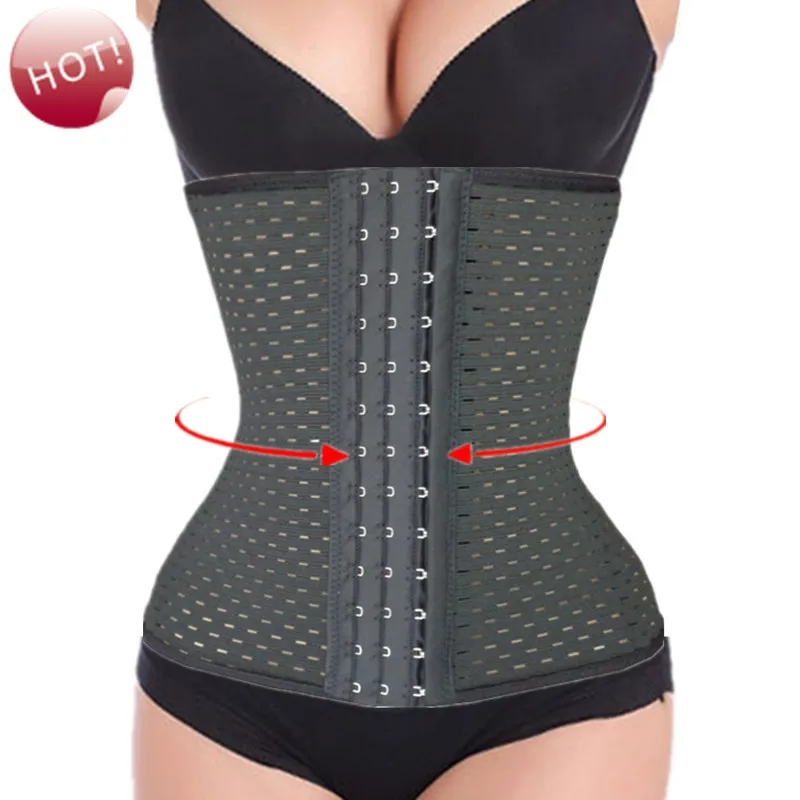 Women's 4 Steel Bone Corset Slimming Waist trainer corsets Underbust