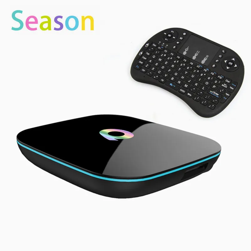 Q Box Android 6 0 TV Box Amlogic S905X Quad Core 2GB 16GB Qbox Dual WIFI