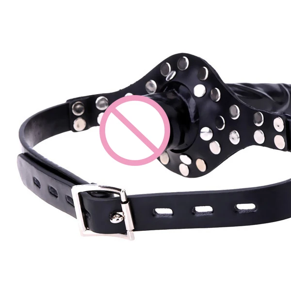 Unisex Fetish Double-Ended Dildo Gag, Open Mouth Gag Dildo Harness Lesbian Strapon Dildo, bdsm Bondage Sex Toys, Sex Products