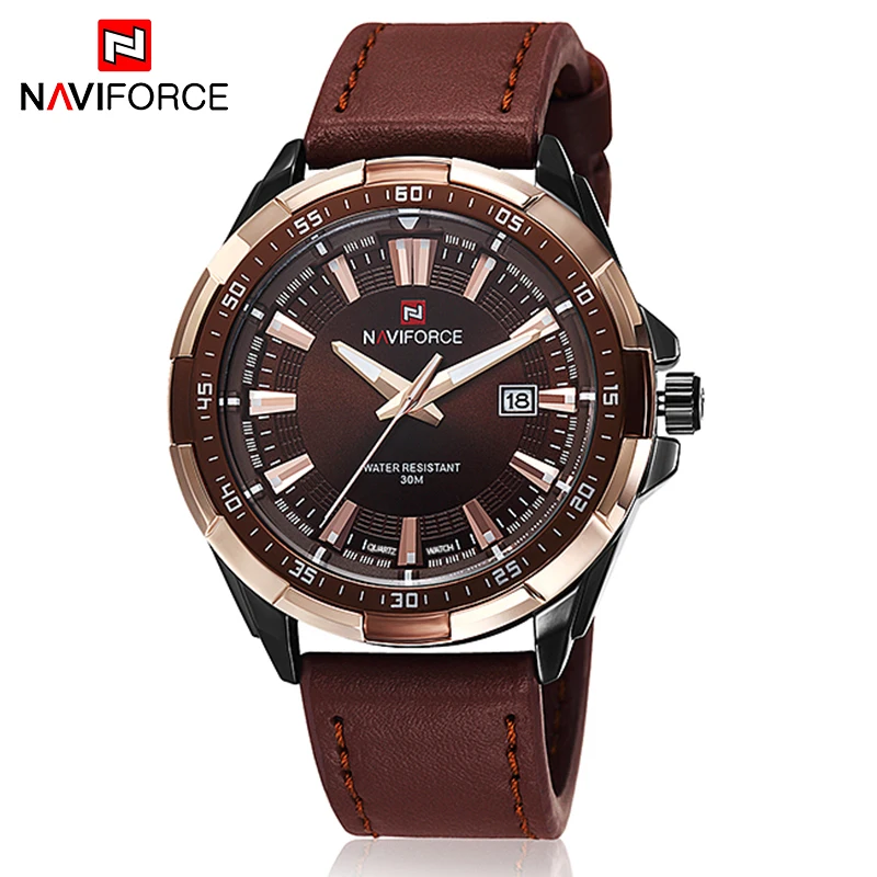 

NAVIFORCE Top Luxury Brand Men's Fashion Casual Sport Watches Men Waterproof Quartz Watch Man military Clock Relogio Masculino