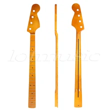 Maple Jazz Bass Guitar Neck 21 Frets Fret Maple Fingerboard For Jazz Bass Guitar Neck Replacement