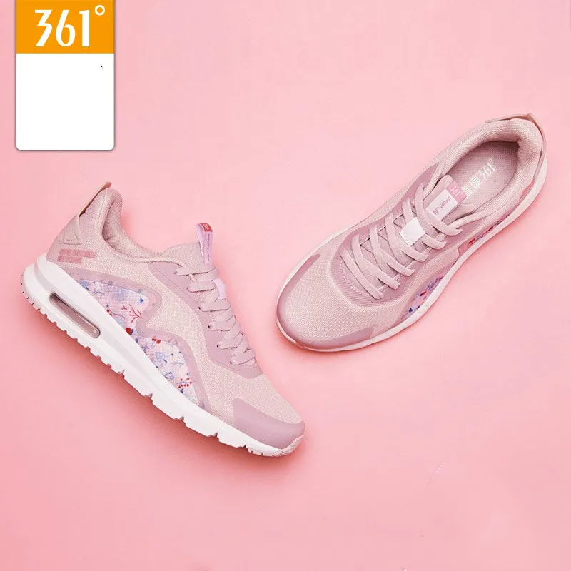 

361 Women's 2019 Light Training Running Shoes Breathable Fabric Sneakers Light Retro Thick Bottom Sport Shoes