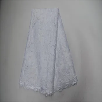 

2019 New Design 100% Cotton Voile Lace Swiss Lace Latest High Quality White Color Swiss Voile Laces in Switzerland For Men