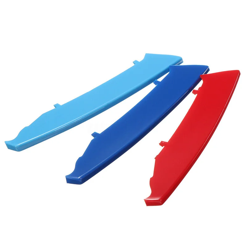 

3-Color Car Grille Bar Cover Stripe Clip Decal High Quality For BMW 3 Series E90 E91 04-08 car Grille Covers Car accessories